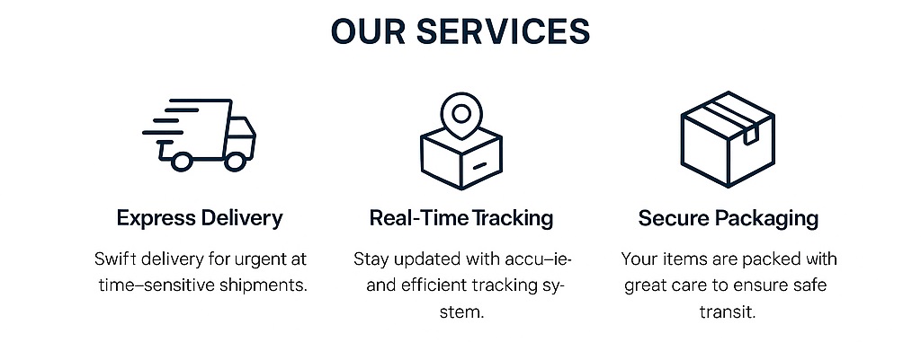 Delivery, Tracking, Packaging